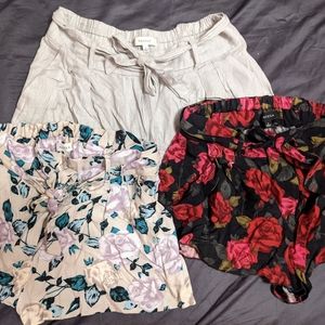 3/$60 Aritzia Talula Tie Waist Shorts